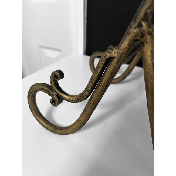 IMAX Worldwide Home Metal Easel Stand – Vintage Bronze Finish – Ornate Scroll - Picture 5 of 5